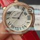 Fake TWF Cartier Ballon Bleu Rose Gold Diamond Bezel 36mm Red Leather Strap (3)_th.jpg